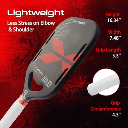 Arronax Pickleball Paddles: Usapa Approved T700 Racket