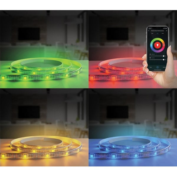 Smart LED Light Strip with App and Voice Control