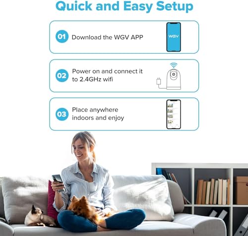 Smart 2K Security Camera for Home