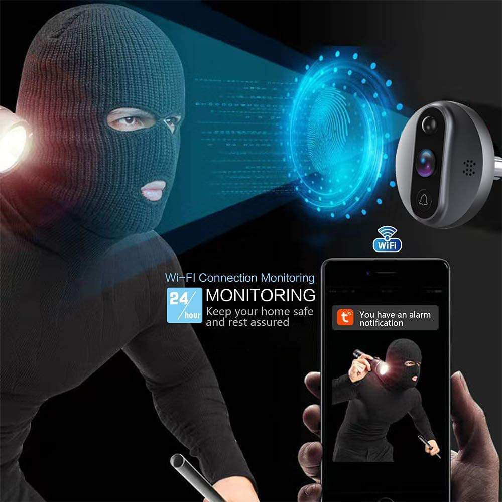 Smart WiFi Doorbell Camera with Audio & Alexa