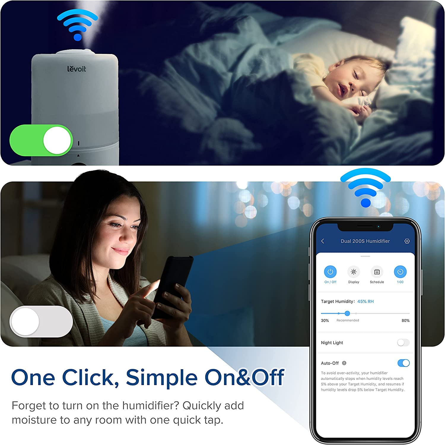 LEVOIT Smart Humidifier for Baby's Room