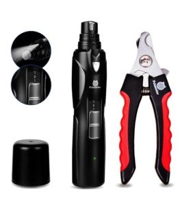Petsaunter Quiet Dog Nail Grinder and Trimmer Kit