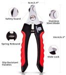 PetSaunter Quiet Dog Nail Grinder Kit with Light