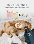 Quiet 6-Speed Dog Nail Grinder with LED Lights