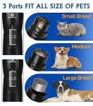 PetSaunter Quiet Dog Nail Grinder Kit with Light