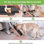 M-Shaped Dog Scratch Pad with Treat Box