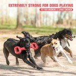 Durable Dog Toy for Aggressive Chewers - 15" Red