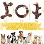 Indestructible Dog Chew Toys - 3 Pack Set