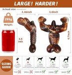 Tough Bacon Flavor Chew Toys for Aggressive Dogs