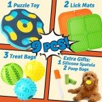 9-Pack Interactive Dog Puzzle Toys Set