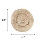 Sheri's Cozy Taupe Donut Bed 23x23