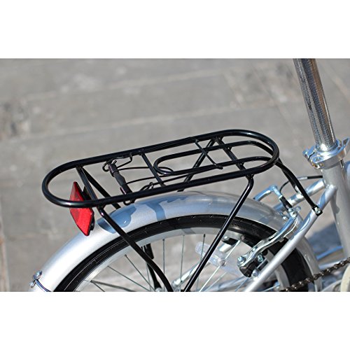 Folding 6-Speed City Bike - Silver