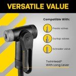 Topeak Joe Blow Sport III Floor Pump, Yellow