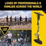 Topeak Joe Blow Sport III Floor Pump, Yellow