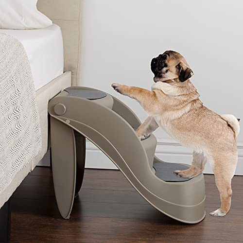 Petmaker Nonslip Foldable Dog Pet Stairs, 3 Steps, 14.5"