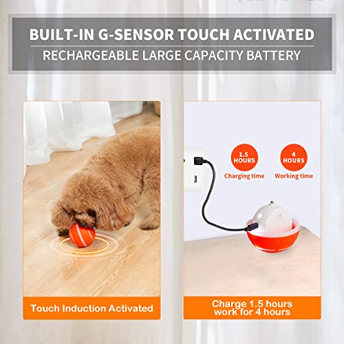 USB Rechargeable Interactive Dog Ball Toy