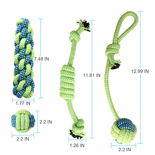 Assorted Durable Dog Rope Toys - 4PCS