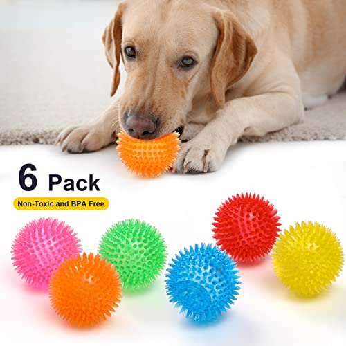 Squeaky Dog Toy Balls in 6 Colors