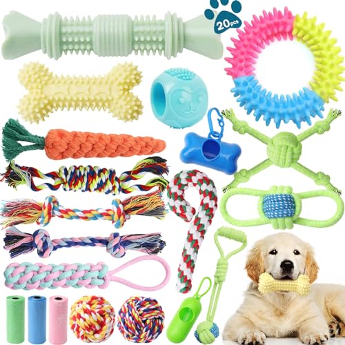 20 Indestructible Dog Chew Toys for Puppies