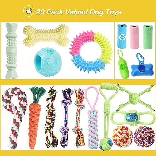 20 Indestructible Dog Chew Toys for Puppies