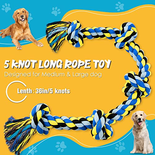Indestructible Dog Rope Toy for Aggressive Chewers