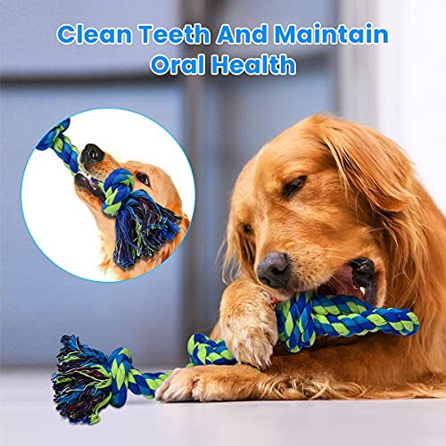 Indestructible Large Breed Dog Rope Toy Set