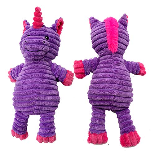 5-Pack Assorted Plush Dog Squeaky Toys