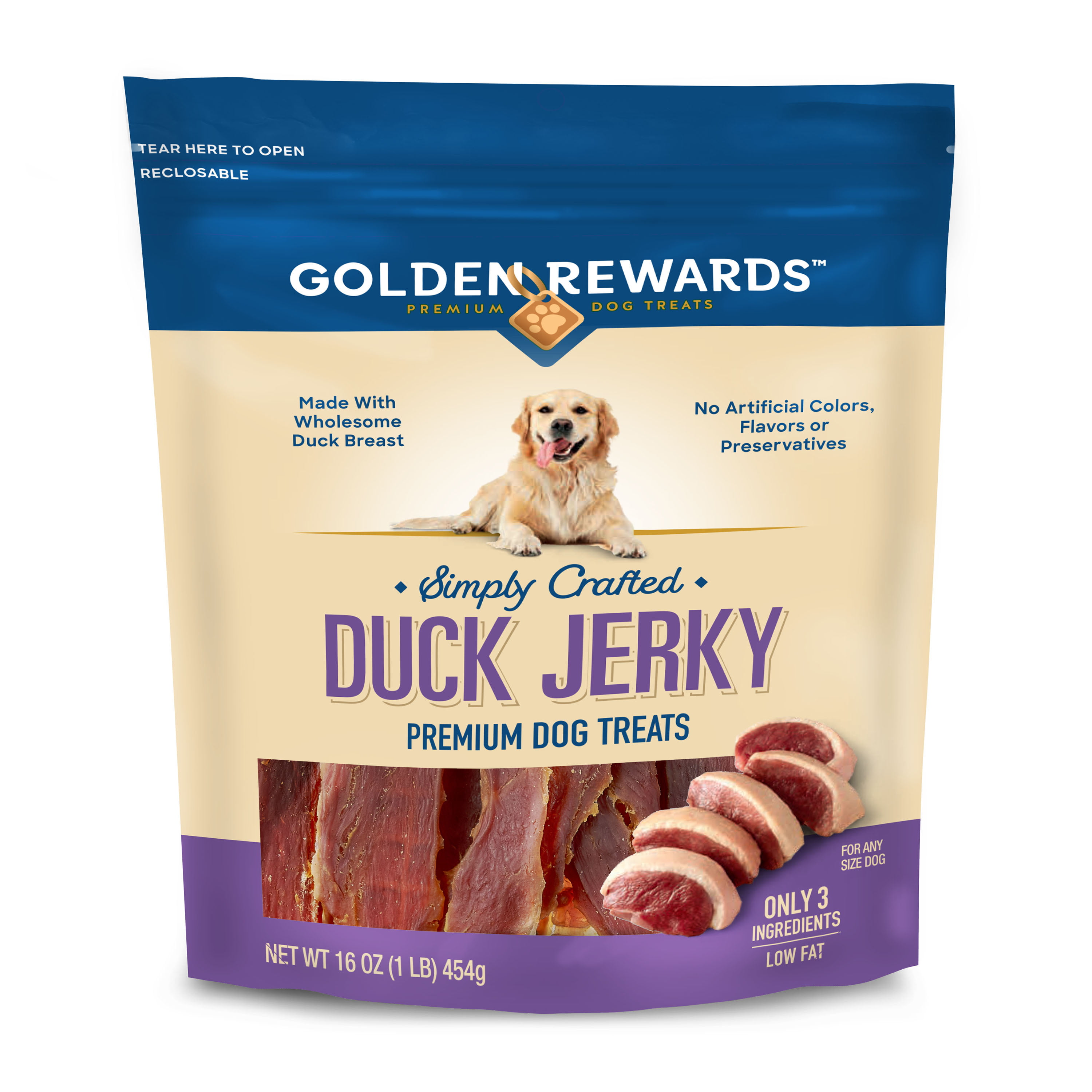 Duck Flavor Premium Dog Treats, 16oz