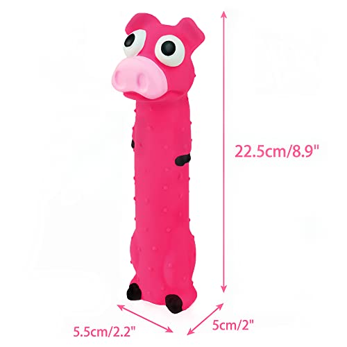 Latex Squeaky Dog Toys - 3 Pack