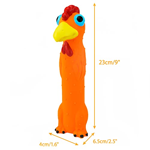 Latex Squeaky Dog Toys - 3 Pack