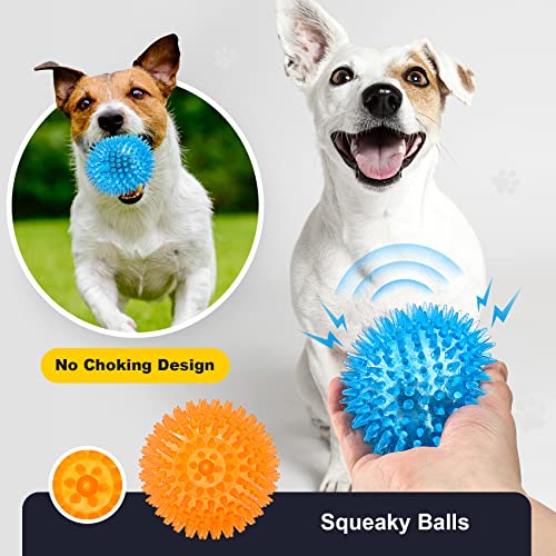 Squeaky Dog Toy Balls in 6 Colors