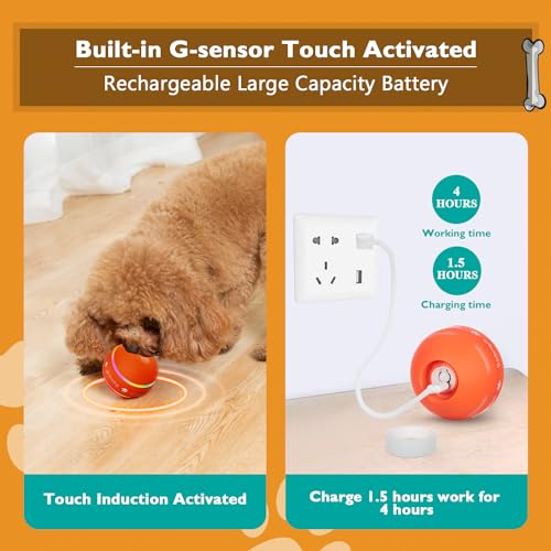 USB Rechargeable Interactive Dog Ball Toy