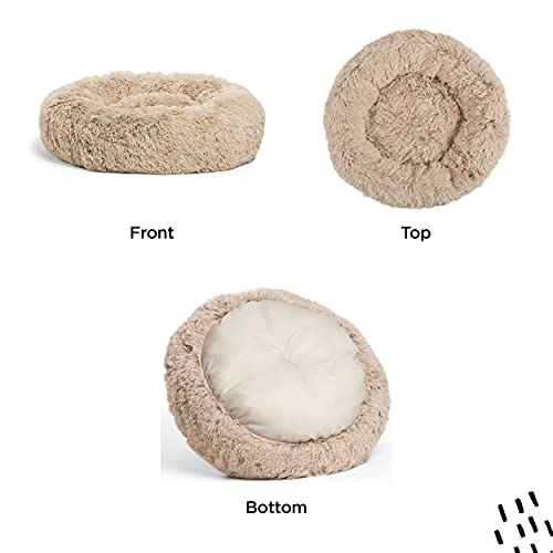 Sheri's Cozy Taupe Donut Bed 23x23