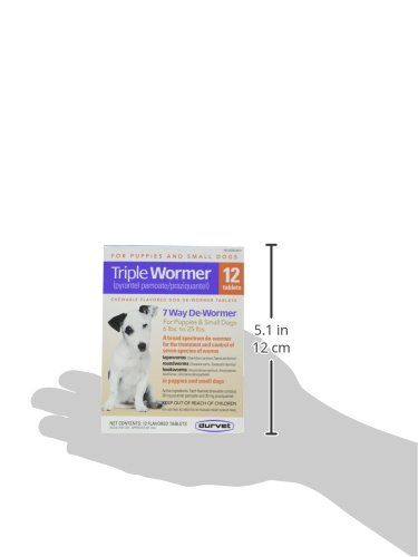 Durvet Triple Wormer 7 Way Dog Puppy De-wormer