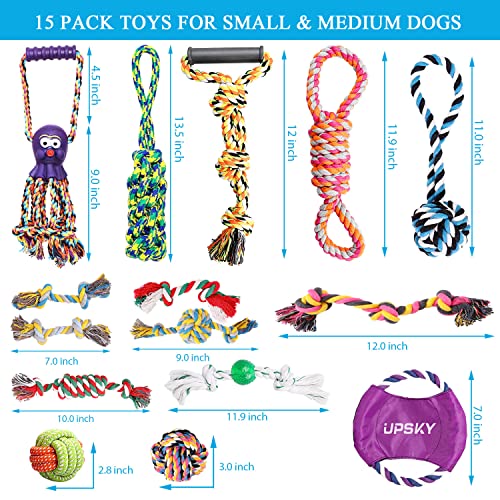 15 Durable Dog Rope Toys for Small Puppies