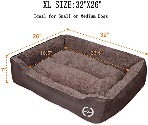 Large Breathable Dog Bed with Soft Padding