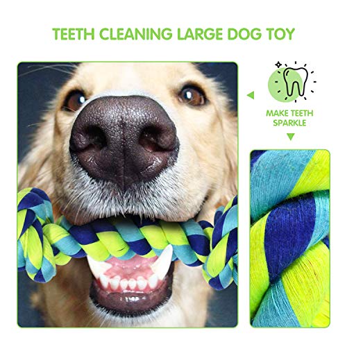 9-Piece Indestructible Dog Toy Set for Large Breeds