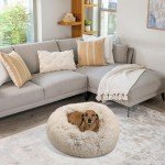 Sheri's Cozy Taupe Donut Bed 23x23