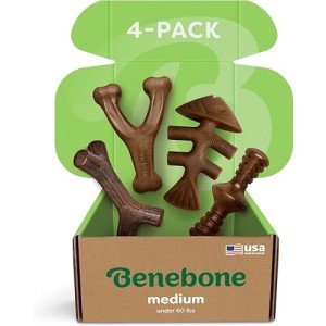 USA Made Benebone Chew Toys for Medium Dogs