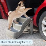Petmaker Nonslip Foldable Dog Pet Stairs, 3 Steps, 14.5"