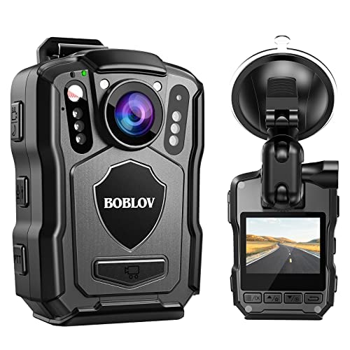 BOBLOV M5 2K Body Camera with Audio