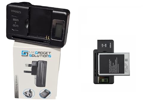 Universal Phone/Camera Battery Charger with USB Port
