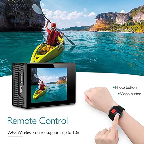 AKASO EK7000 4K Action Cam - 20MP Wide Angle, Waterproof