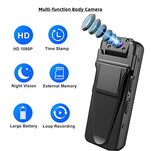 QZTCAMERA Boby Cam - Night Vision HD 1080P