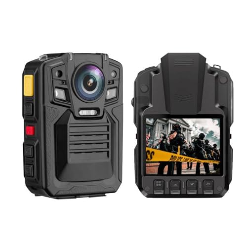 CAMMHD V8-32GB 1296P Body Camera 2 Batteries IP68 Waterproof