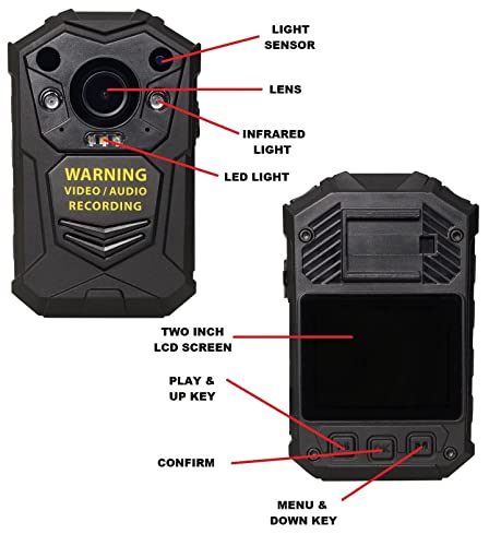 Guardian G1 Body Camera HD1512p with 128GB Memory