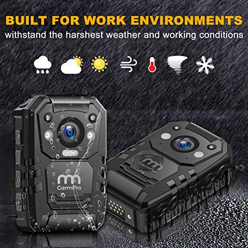 CammPro I826 Pro 1440P HD Police Body Camera