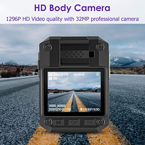 GRC 1296P Body Camera with Audio, Night Vision