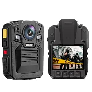 CAMMHD V8-32GB 1296P Body Camera 2 Batteries IP68 Waterproof