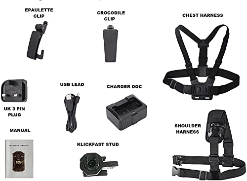 Guardian G1 Body Camera HD1512p with 128GB Memory